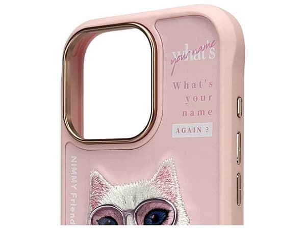 Nimmy Cool&amp;Cute 2.0 Cat Case for iPhone 16 Pro - Pink