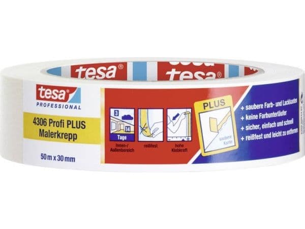 Krepp-Band TESA 4306 50 m. 30 mm