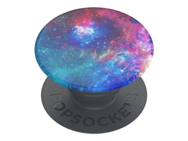PopSockets PopGrip Basic - Fingergrepp/vikbart ställ för mobiltelefon - Nebula Ocean