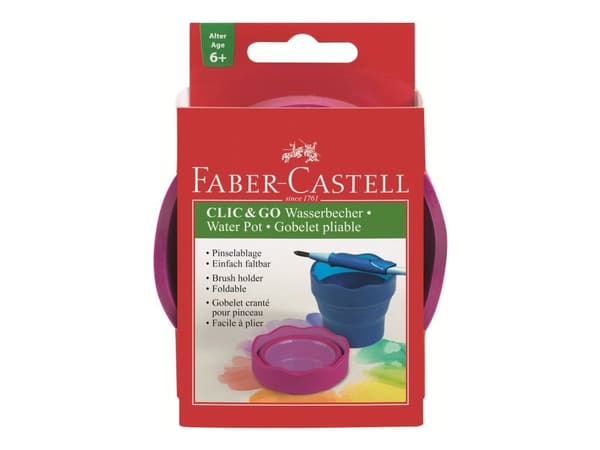 Faber-Castell Click & Go - Vannkopp - rosa - glass