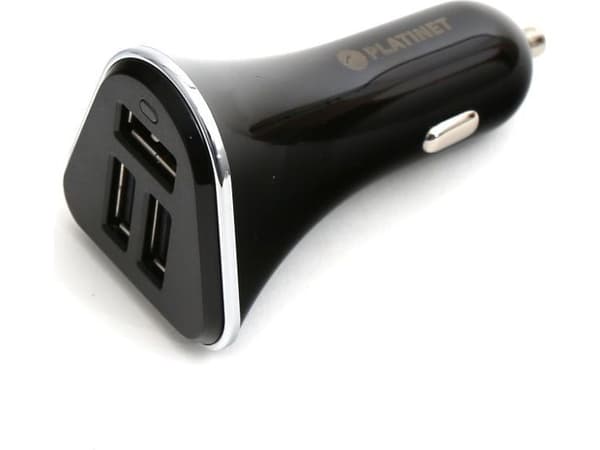 Platinet Car Charger 3x USB 5.2A czarny