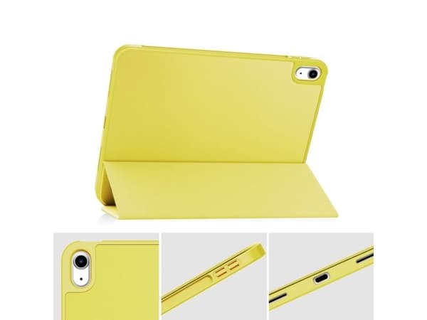 Tablet case 4kom.pl SC Pen tablet case for Apple iPad 10.9 2022 YELLOW