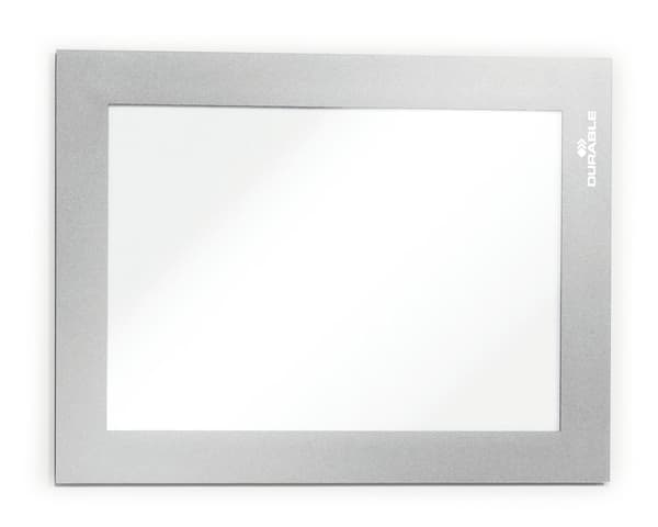 Informationsram DURAFRAME® MAGNETIC A6, silver - 5 st./förpackning