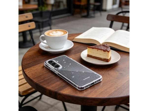 Tech-Protect FlexAir-deksel til Samsung Galaxy A36 / A37 5G - transparent glitter