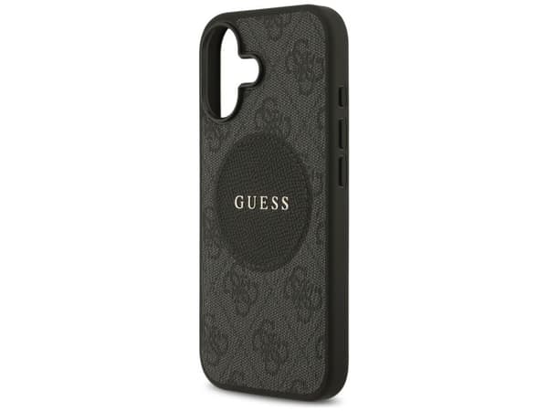 Guess 4G Circle Classic Logo MagSafe case for iPhone 17 - black