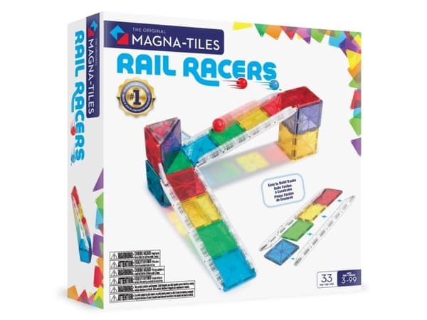 MAGNA-TILES Small Rail Racer 33 pcs