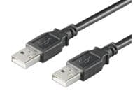 MicroConnect USB 2.0 - USB-kabel - USB (hann) til USB (hann) - USB 2.0 - 1.8 m - svart