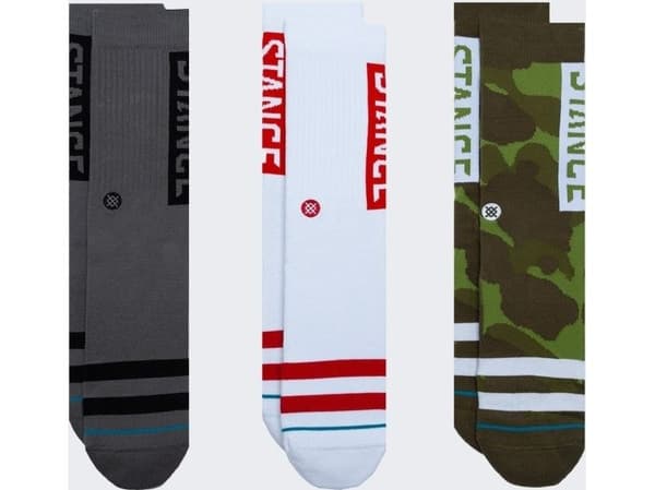 Stance Stance Icon Crew Sokker 3 Par Camo