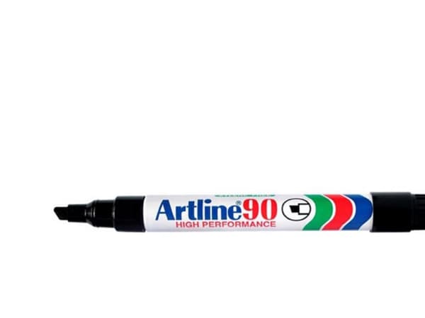 Artline 90, Svart, Plast, 2,5 mm