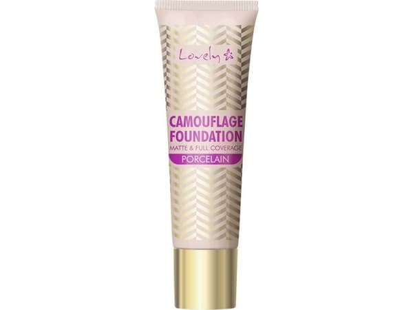 Lovely Camouflage Foundation Matt & Full Coverage - 1 Porcelain, 25g