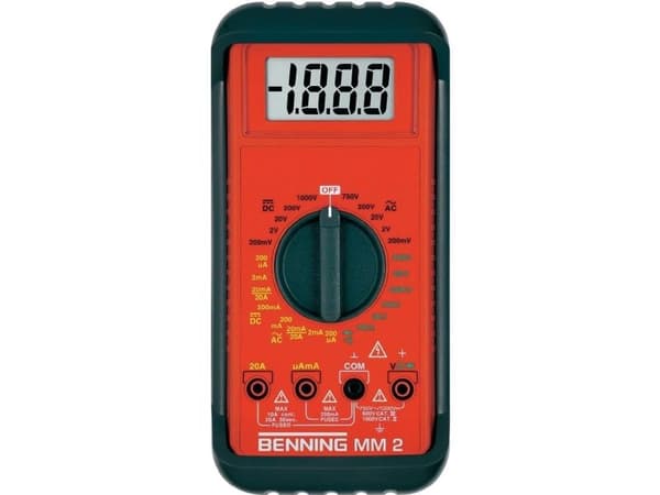 Benning BENNING MM 2 multimeter, digitalt med tilbehør