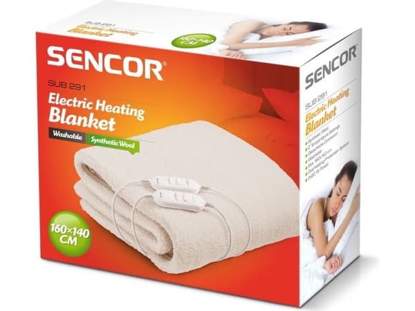 Sencor SUB 291, 140 mm, 160 mm, Polyester, Syntetisk, Boks