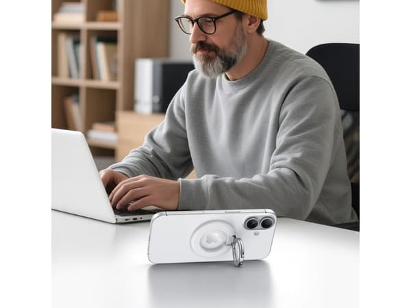 TECH-PROTECT MMR500 magnetisk Magsafe-telefonring vit