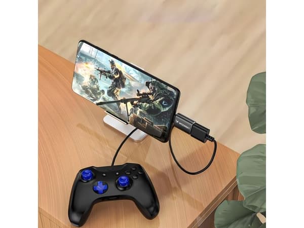 USB-adapter Wozinsky WALA-01 USB-A till Lightning svart