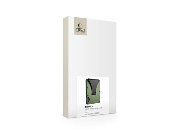 Tech-Protect Thorn RFID-lommebok - grønn