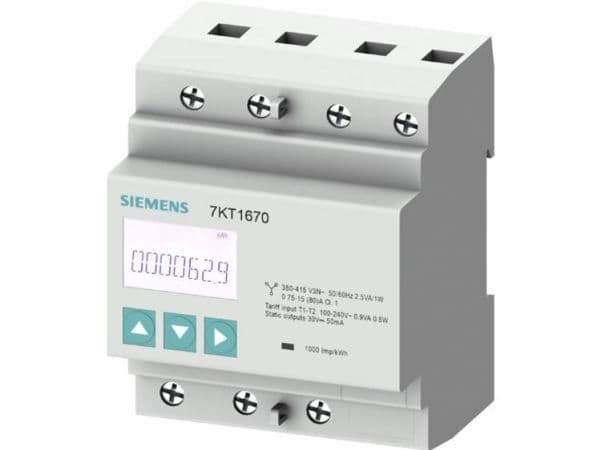 Siemens 7KT1665, Starkström, kWh, 362 g
