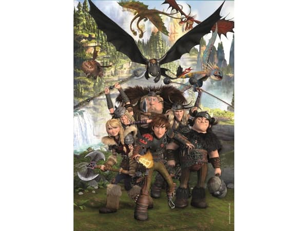 Clementoni Super Puzzle How to Train Your Dragon 180 bitar (29793)