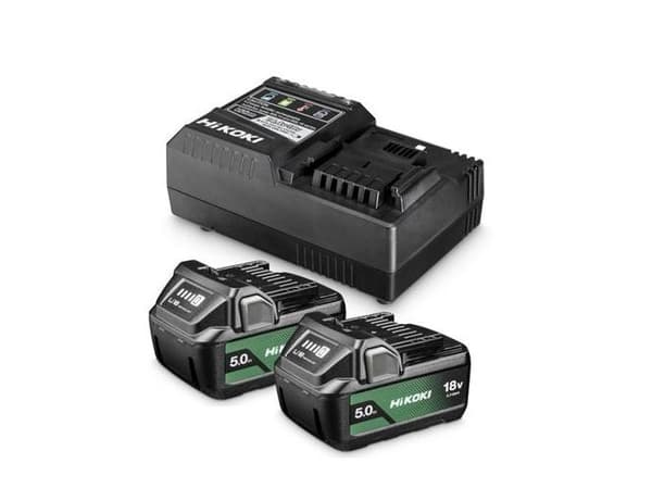 Batterisats 2XBSL1850MA 18 V 5 Ah