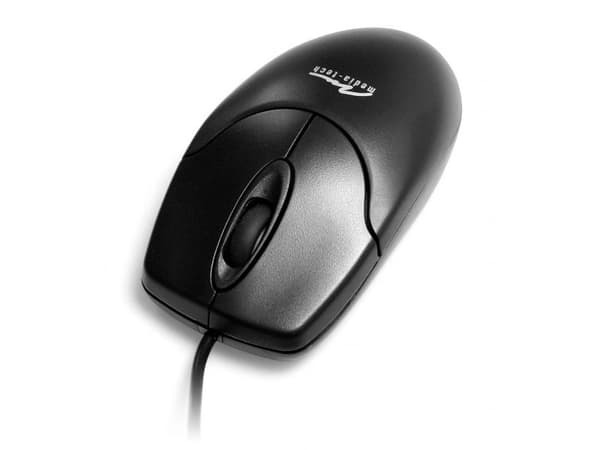 Media-Tech MT1075K-PS2 - Mus - optisk - 3 knapper - kablet - PS/2