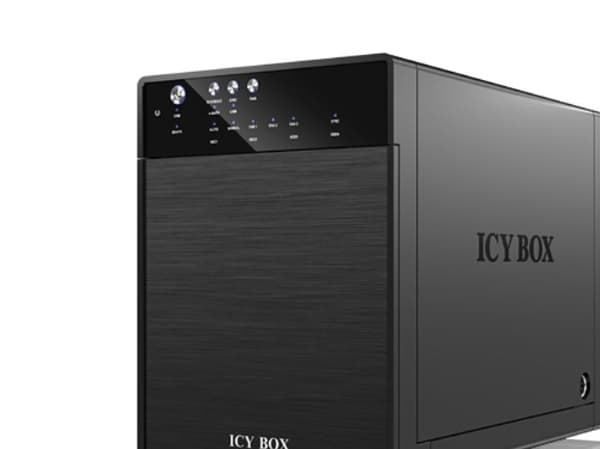 ICY BOX IB-3640SU3 - Hårddiskarray - 4 fack (SATA-600) - HDD 0 - SATA 3Gb/s, USB 3.0 (extern)