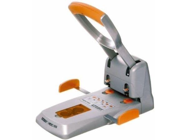 Hulapparat Rapid HDC150/2, 2 huller, silver/orange