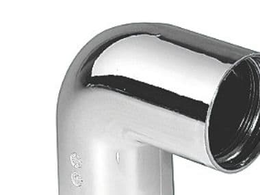 Purus vinkel 90 grader 32 mm instickskoppling i krom PP