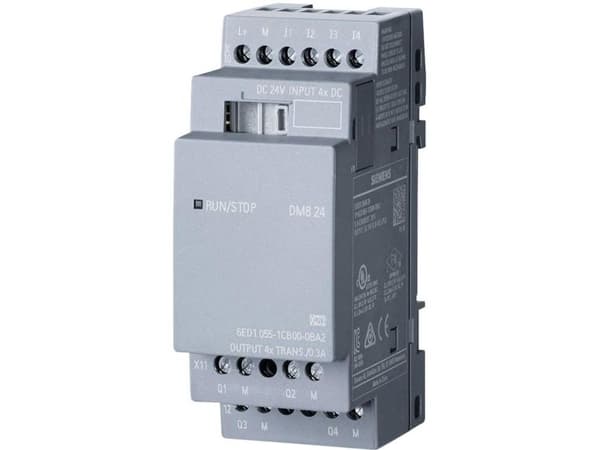 LOGO! DM8 24 Laajennusmoduuli PU/I/O 24 V 4DI/4DO