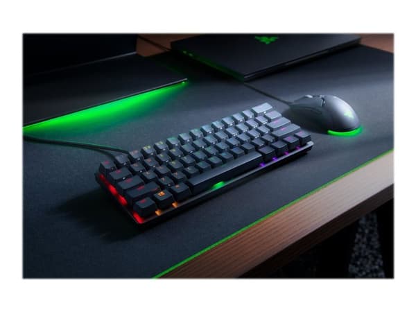 Razer Huntsman Mini, Mini, USB, QWERTY, Valkoinen