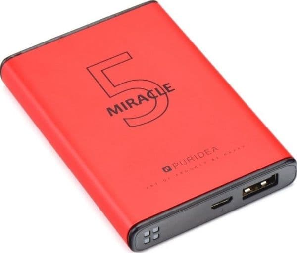 Partner Tele.com powerbank PURIDEA S12 5000 mAh röd