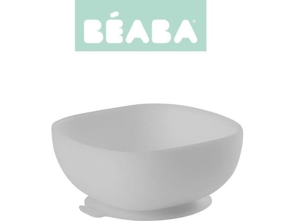 BEABA silikon bunnplate til tallerken, PEBBLE