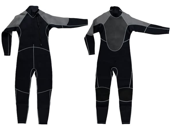 CS Aqua Uimapuku Unisex Neopreeni Musta - Medium