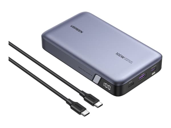 Ugreen 25188, 20000 mAh, Power Delivery 3.0, Grå