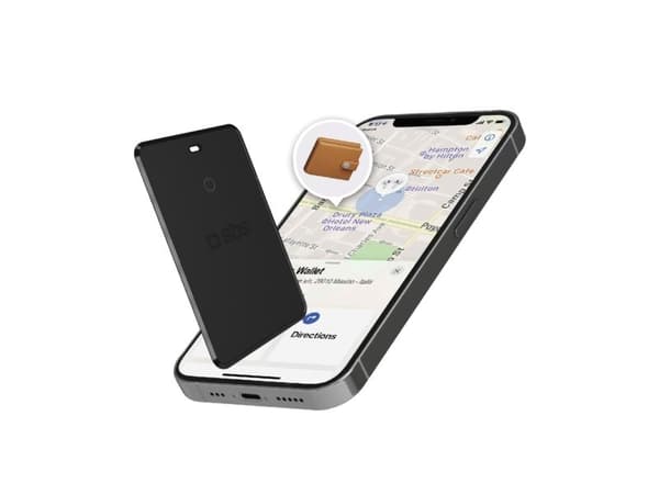SBS Track My Card ultraohut yleispaikannin iOS Android - musta