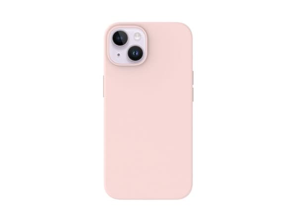 Just Mobile TENC silikondeksel til iPhone 14 (passer også iPhone 13 basemodell) - Pink