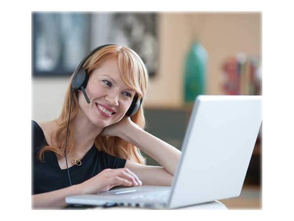 Logitech USB Headset H340 - Kuulokkeet - på øret - kabling