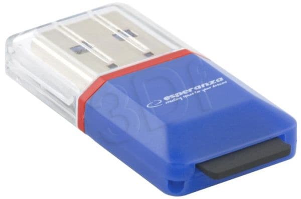 Esperanza EA134B - Kortleser (TransFlash, microSD, microSDHC) - USB 2.0