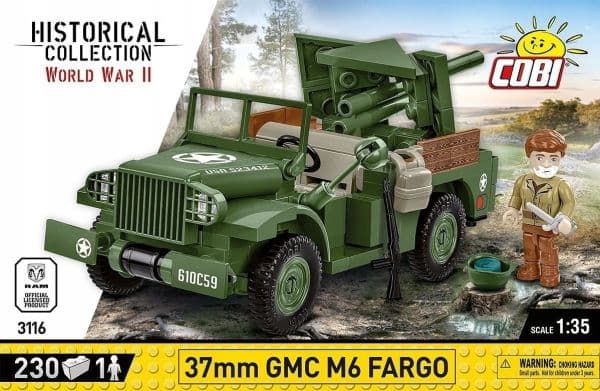 37 mm GMC M6 Fargo pads