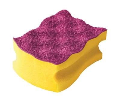 Vileda Pur Active Colour, skuresvamp, 4 stk.