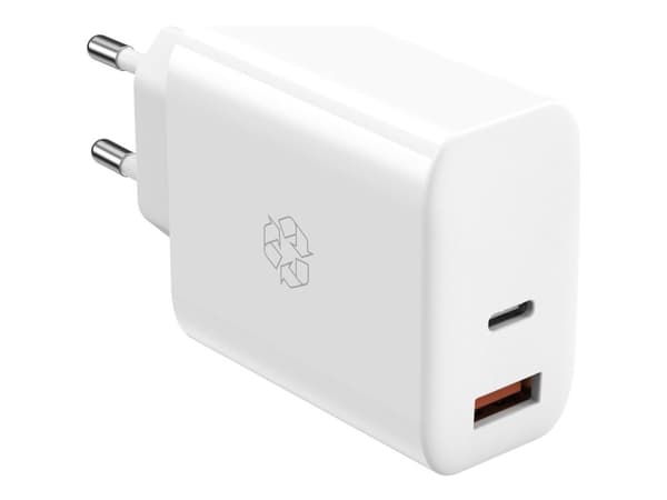 ËSSENTIALS 65W USB-A & USB-C GaN Charger
