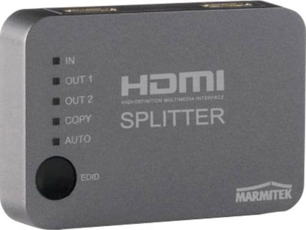 Marmitek Split 312 UHD, HDMI, 2x HDMI, 4096 x 2160 pixlar, Grå, 15 m, 36 bit