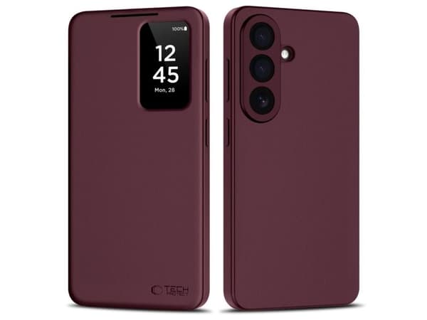 Tech-Protect Wallet Case til Samsung Galaxy S26+ - bordeaux