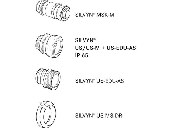 Lapp SILVYN AS-P, Ledningsrör, Grå, Stål, -25 - 80 ° C, ETIM 5.0 Class-ID: EC001179 ETIM 6.0 Class-ID: EC001179