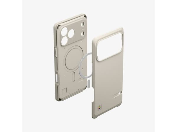 Spigen CLASSIC LS MagSafe-deksel til iPhone 17 Pro Stone