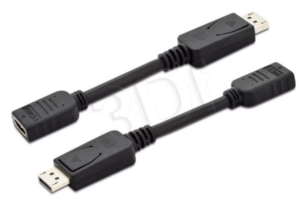 Adapter Displayport Value til HDMI, 15 cm