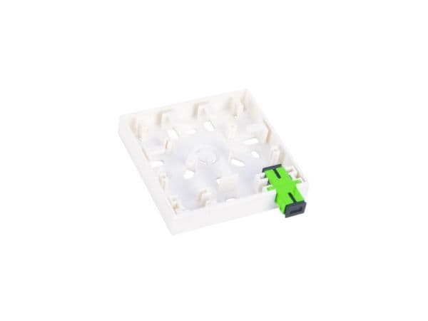Alantec FTTH 2C seinäpistorasia ilman sovittimia (FOPA-2A-01)