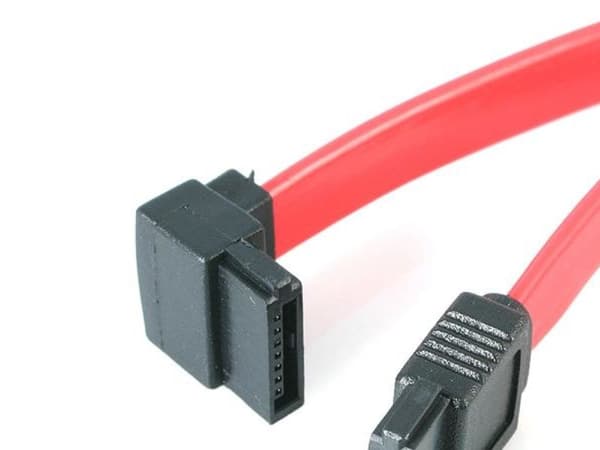 StarTech.com 6in SATA to Left Angle SATA Serial ATA Cable - 6in SATA Cable - left angle SATA Cable - angled SATA Cable - SATA-kabel - Serial ATA 15...