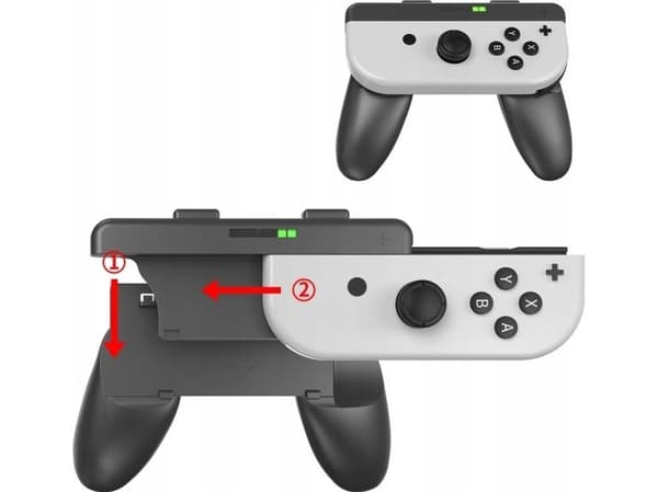 JYS håndtak til Joy-Con, svart