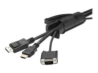StarTech.com 1.5m (4.9ft) Cable Management Sleeve - Spiral - 1" (25mm) Diameter - W/ Cable Loading Tool - Black (CMSCOILED) - Set med kabelfodral -...