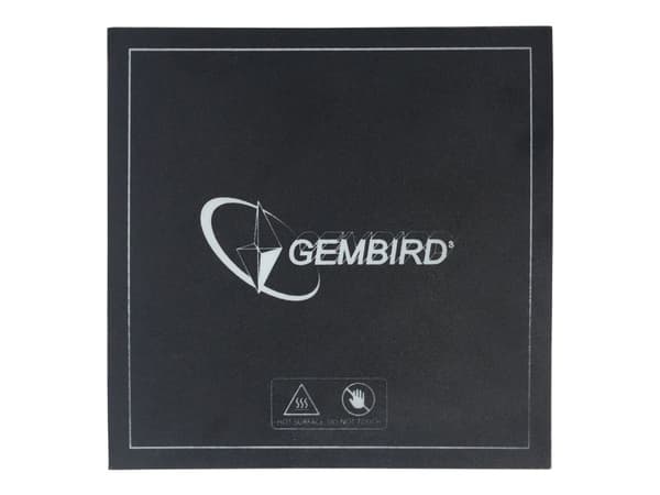 Gembird 3DP-APS-01, Tulostimen rakennusalusta, Musta, 1 kpl