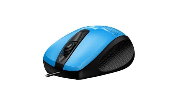 Genius Computer Technology DX-150X, Optinen, USB A-tyyppi, 1000 DPI, Musta, Sininen